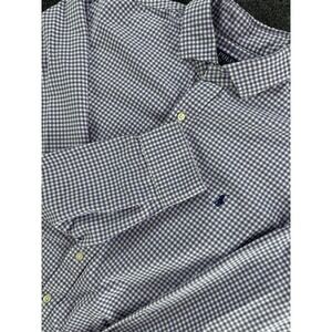 Polo Ralph Lauren Gingham Button Down Shirt Mens XL Purple White Cotton